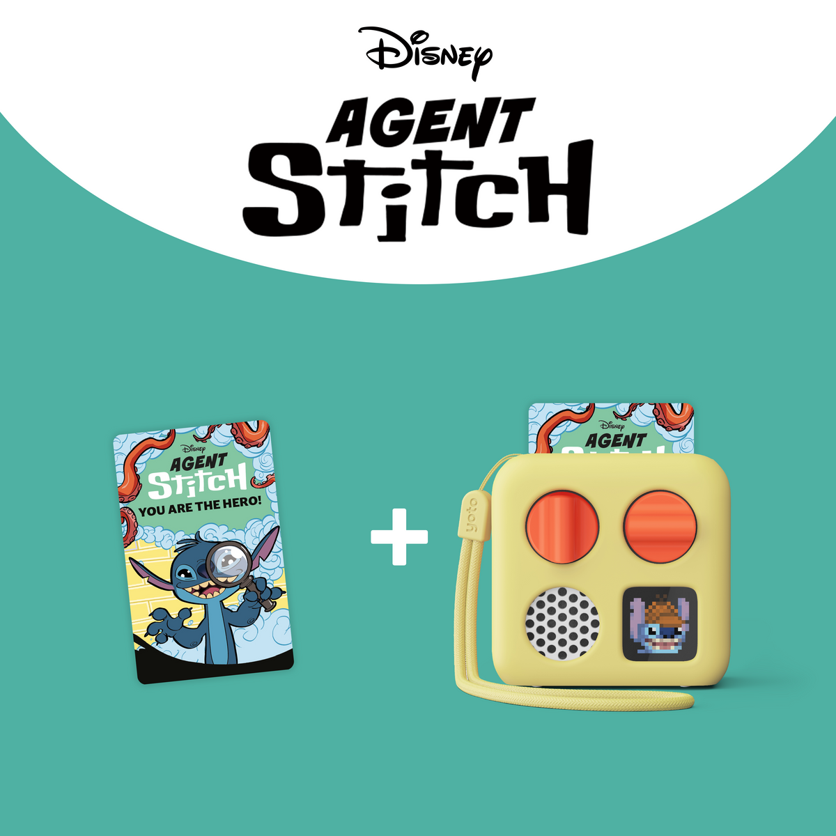 Yoto Mini + Agent Stitch Adventure Bundle